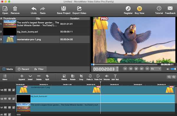 MovieMator Mac Video Editor