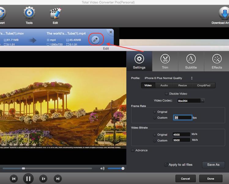 edit video on Mac