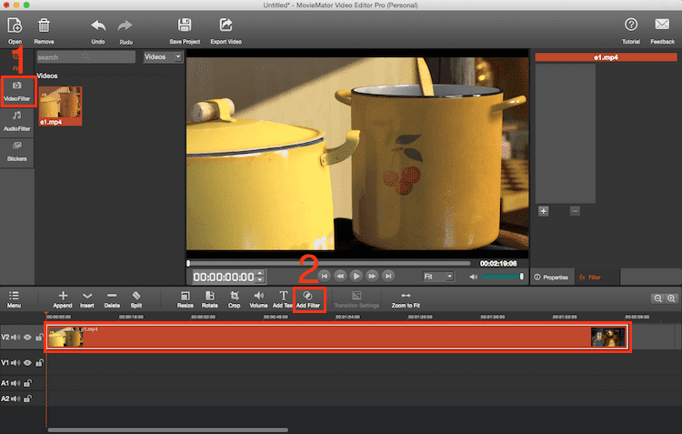 blur out video