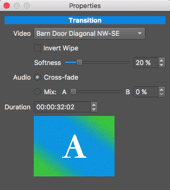 add video transition