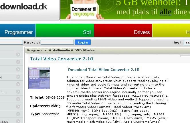 Total video converter v 2.1